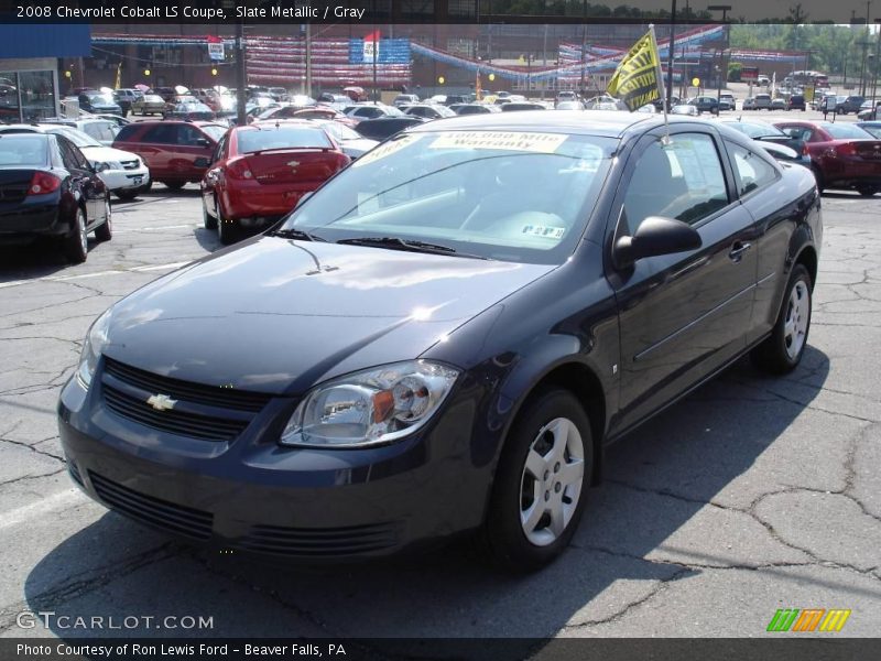 Slate Metallic / Gray 2008 Chevrolet Cobalt LS Coupe