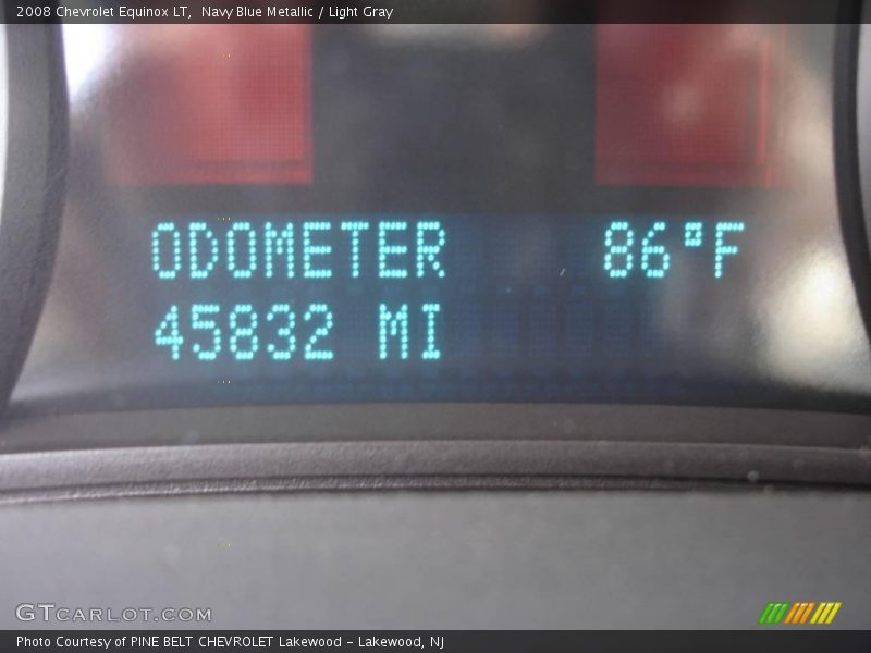 Navy Blue Metallic / Light Gray 2008 Chevrolet Equinox LT