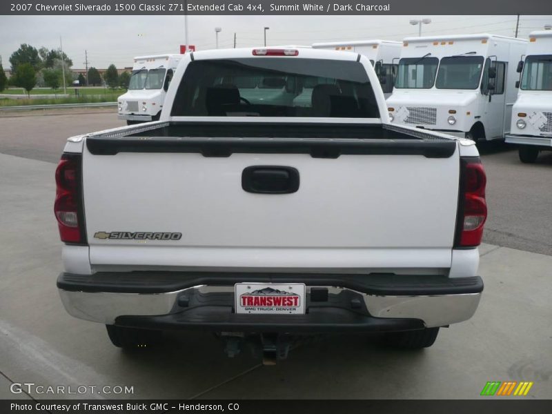 Summit White / Dark Charcoal 2007 Chevrolet Silverado 1500 Classic Z71 Extended Cab 4x4