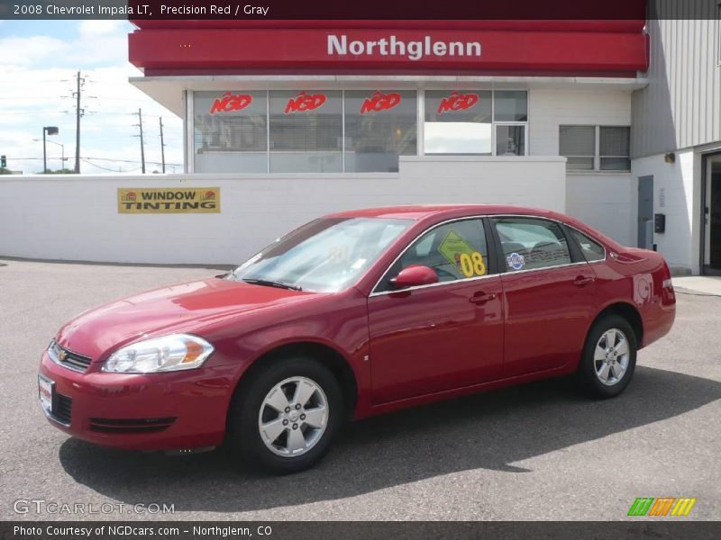 Precision Red / Gray 2008 Chevrolet Impala LT