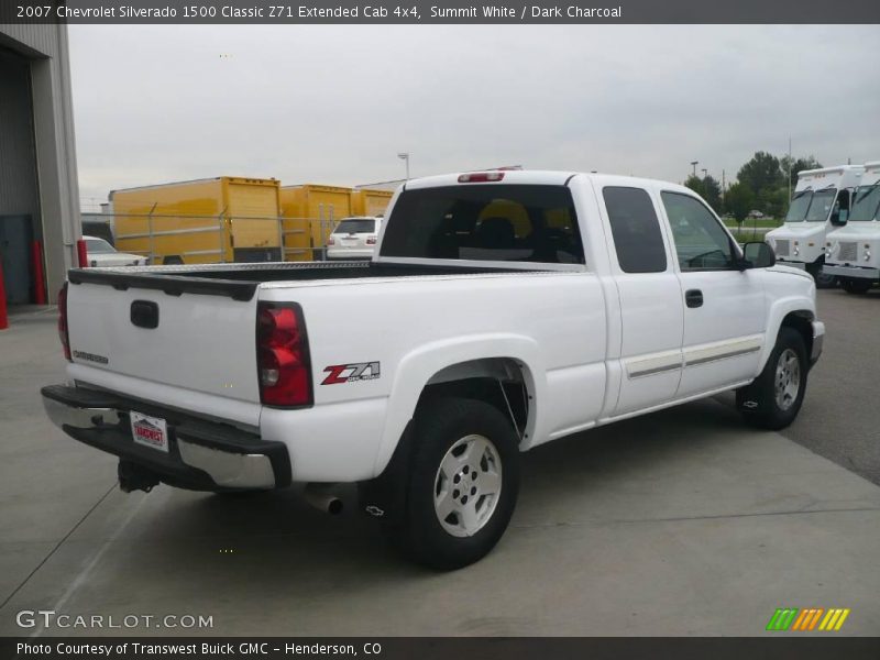 Summit White / Dark Charcoal 2007 Chevrolet Silverado 1500 Classic Z71 Extended Cab 4x4