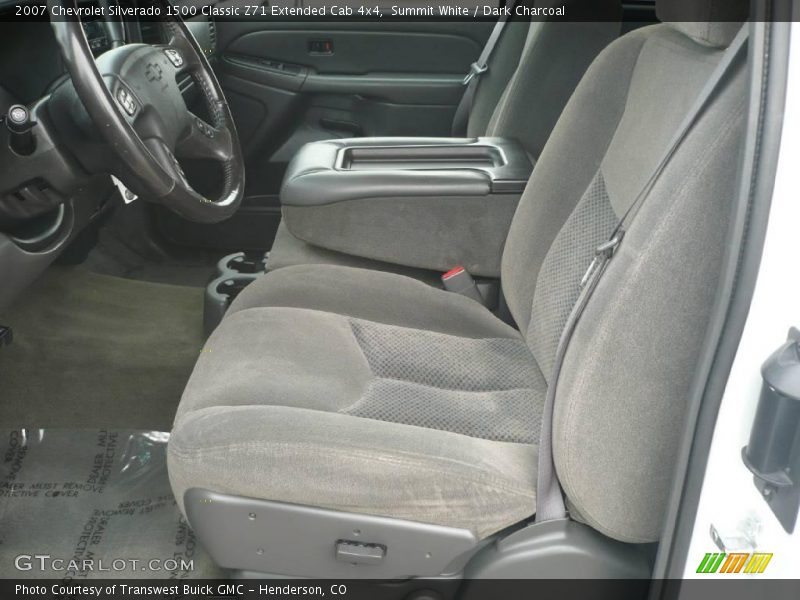 Summit White / Dark Charcoal 2007 Chevrolet Silverado 1500 Classic Z71 Extended Cab 4x4