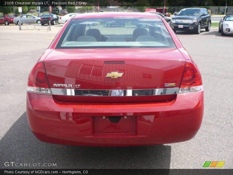 Precision Red / Gray 2008 Chevrolet Impala LT