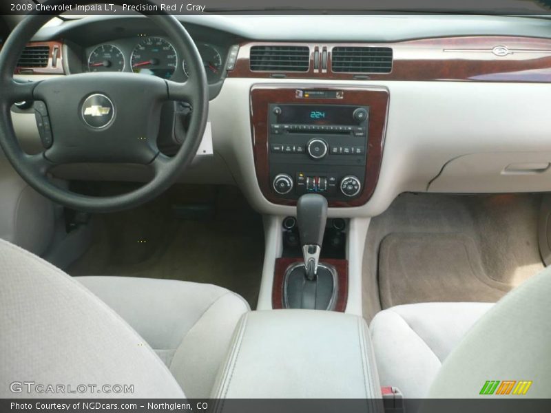 Precision Red / Gray 2008 Chevrolet Impala LT