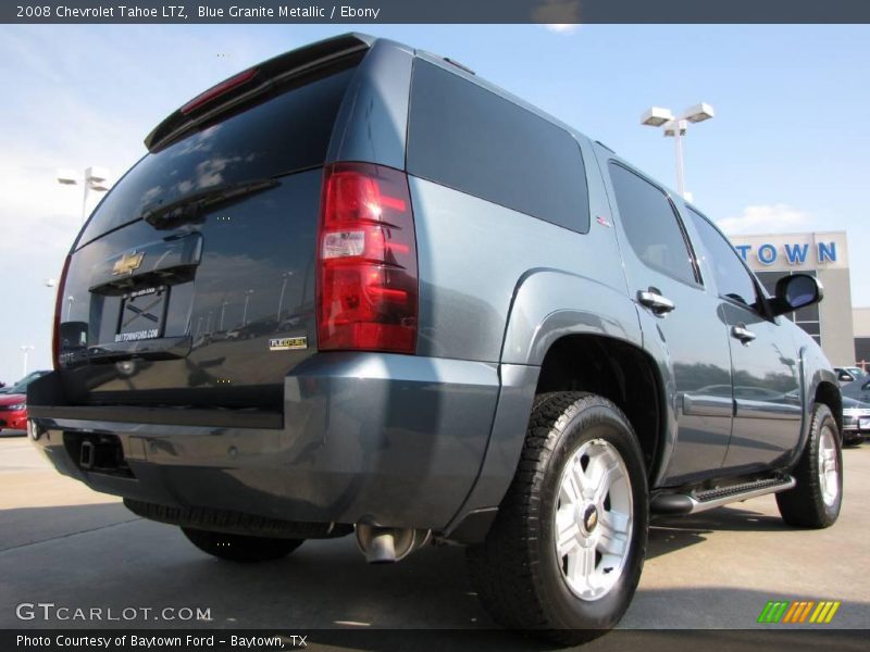Blue Granite Metallic / Ebony 2008 Chevrolet Tahoe LTZ