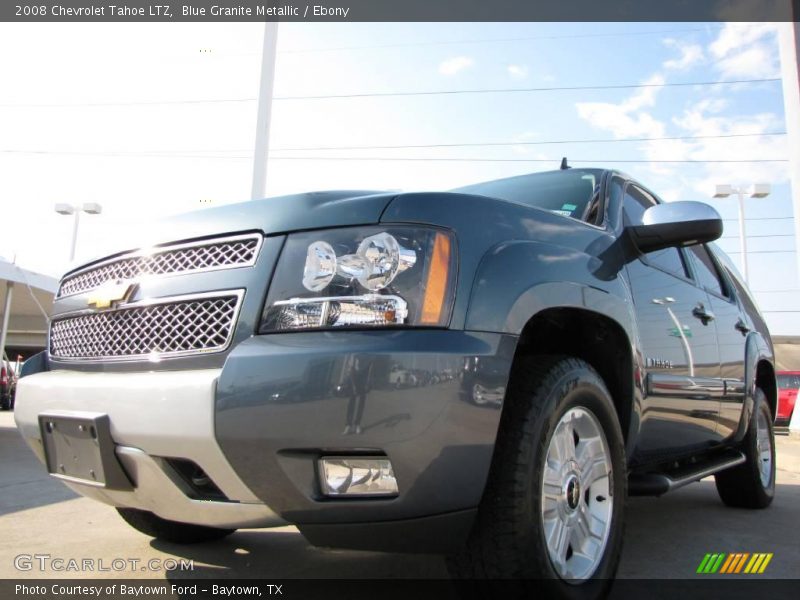Blue Granite Metallic / Ebony 2008 Chevrolet Tahoe LTZ