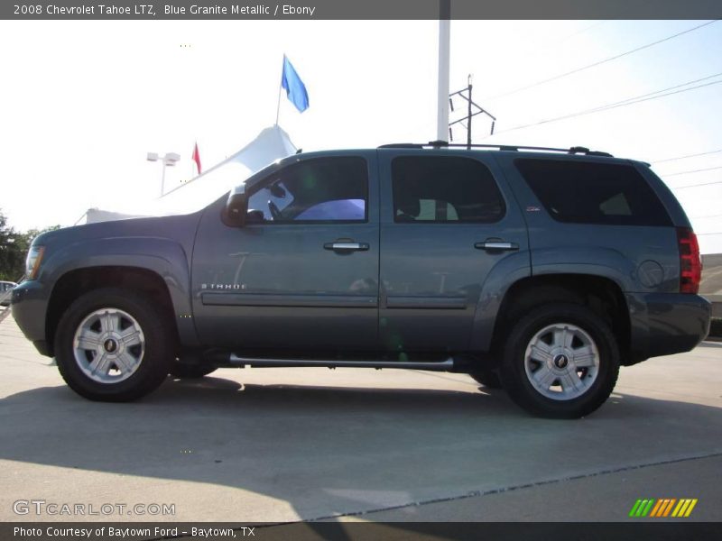 Blue Granite Metallic / Ebony 2008 Chevrolet Tahoe LTZ