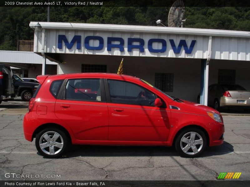 Victory Red / Neutral 2009 Chevrolet Aveo Aveo5 LT