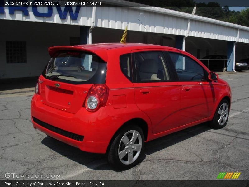 Victory Red / Neutral 2009 Chevrolet Aveo Aveo5 LT