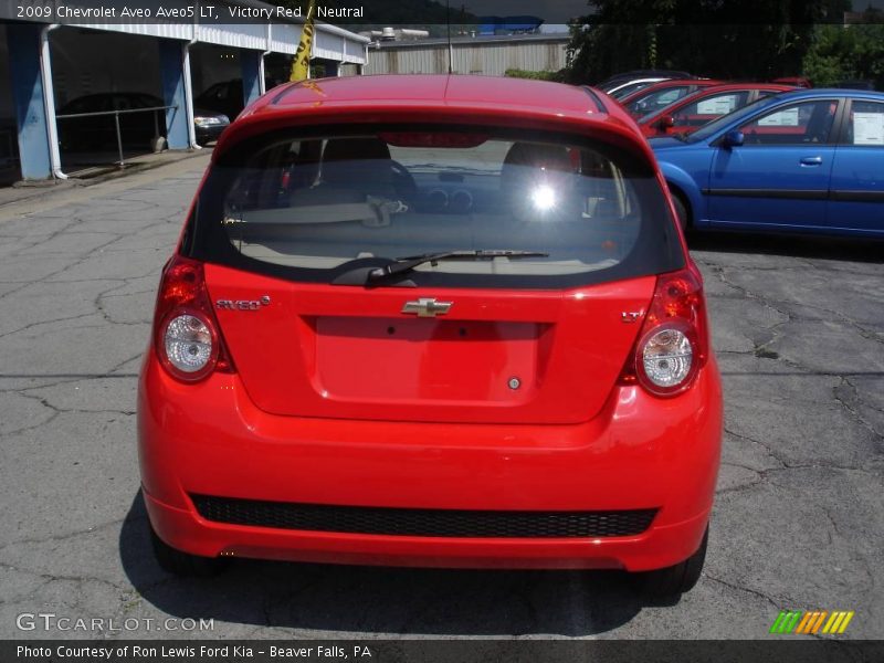 Victory Red / Neutral 2009 Chevrolet Aveo Aveo5 LT