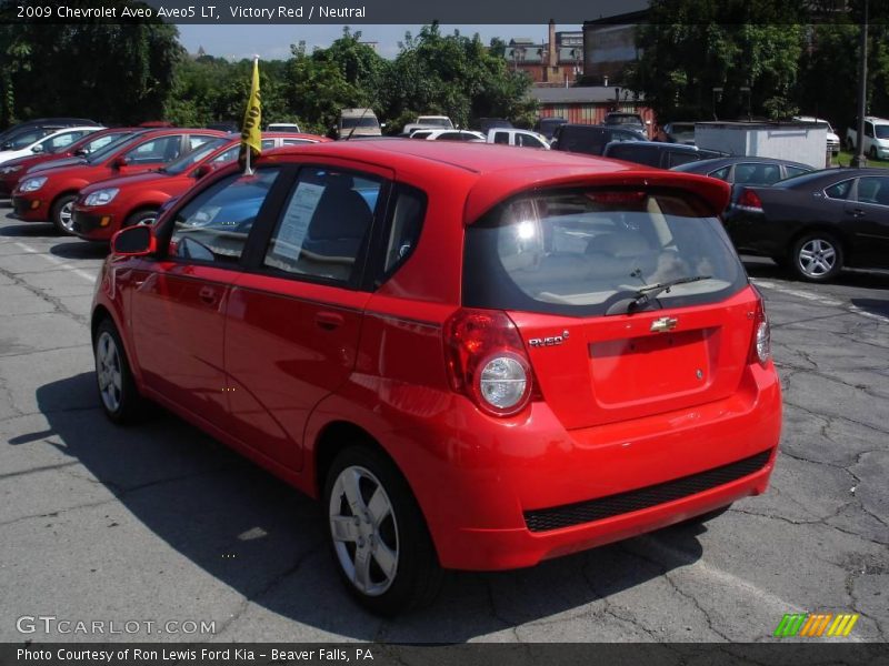 Victory Red / Neutral 2009 Chevrolet Aveo Aveo5 LT