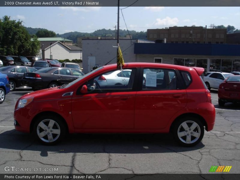 Victory Red / Neutral 2009 Chevrolet Aveo Aveo5 LT