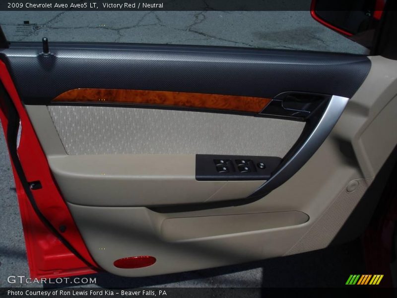 Victory Red / Neutral 2009 Chevrolet Aveo Aveo5 LT