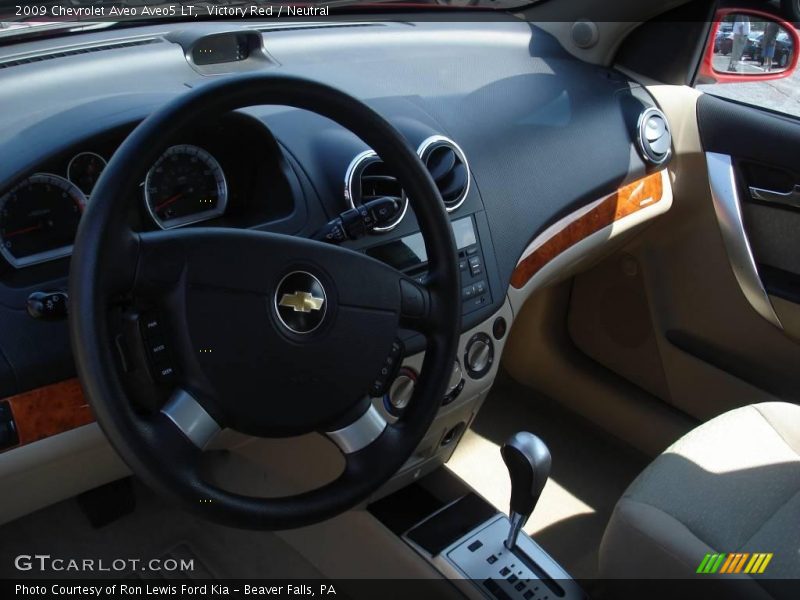 Victory Red / Neutral 2009 Chevrolet Aveo Aveo5 LT