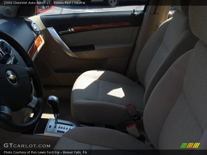 Victory Red / Neutral 2009 Chevrolet Aveo Aveo5 LT