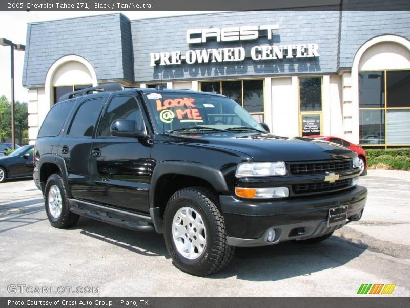 Black / Tan/Neutral 2005 Chevrolet Tahoe Z71