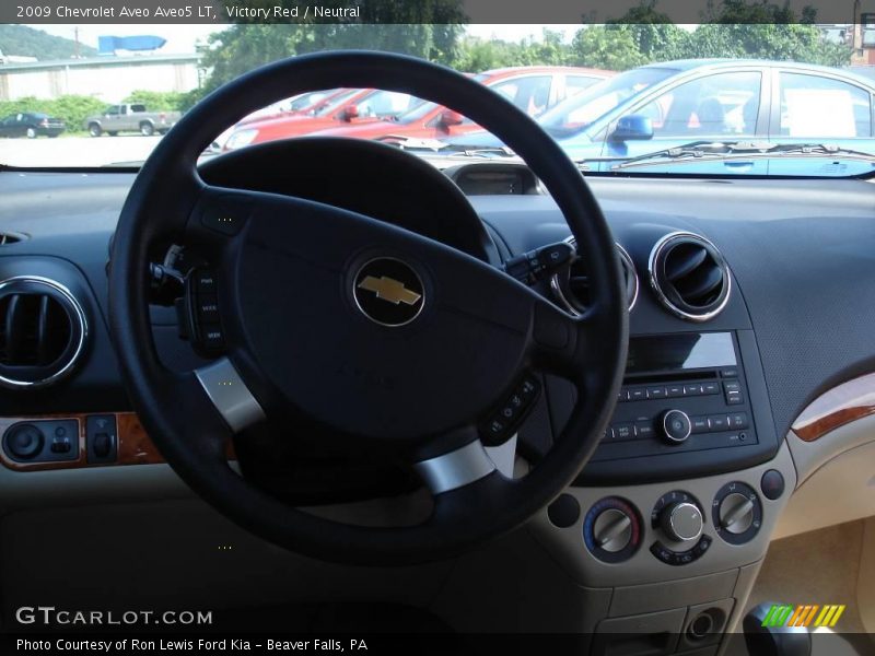 Victory Red / Neutral 2009 Chevrolet Aveo Aveo5 LT