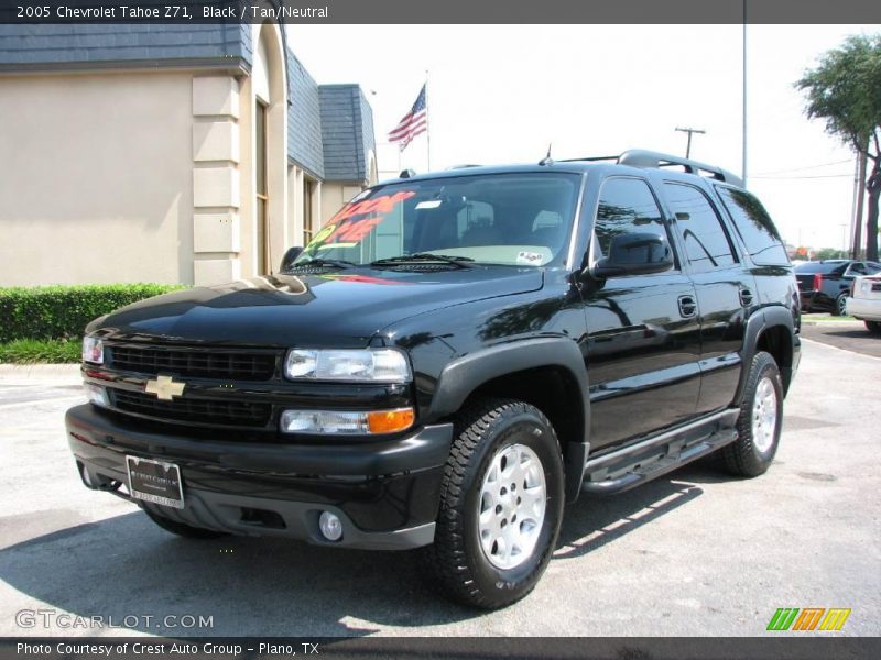 Black / Tan/Neutral 2005 Chevrolet Tahoe Z71
