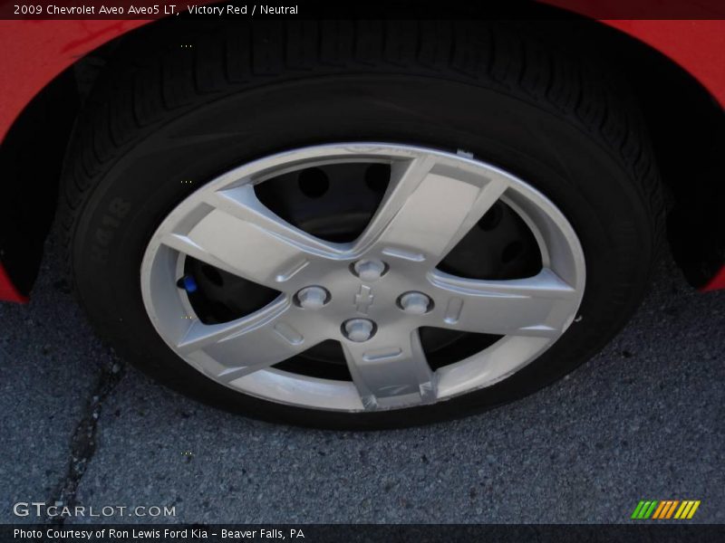 Victory Red / Neutral 2009 Chevrolet Aveo Aveo5 LT