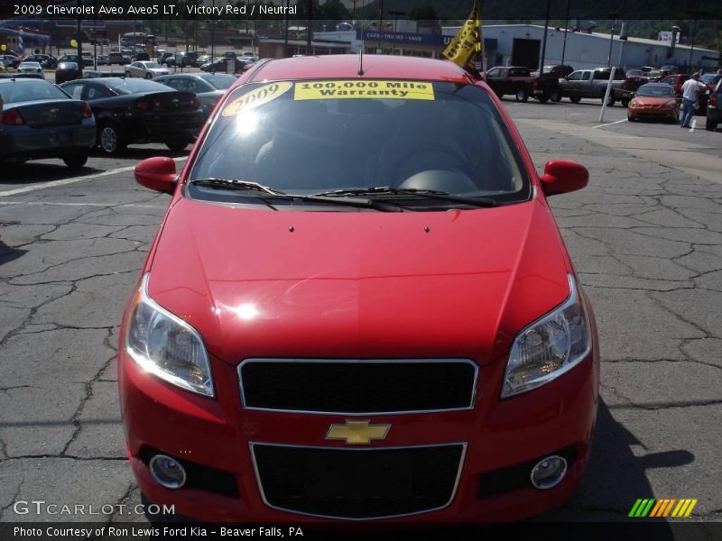 Victory Red / Neutral 2009 Chevrolet Aveo Aveo5 LT