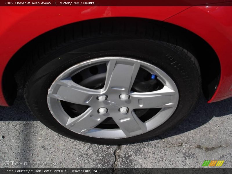 Victory Red / Neutral 2009 Chevrolet Aveo Aveo5 LT