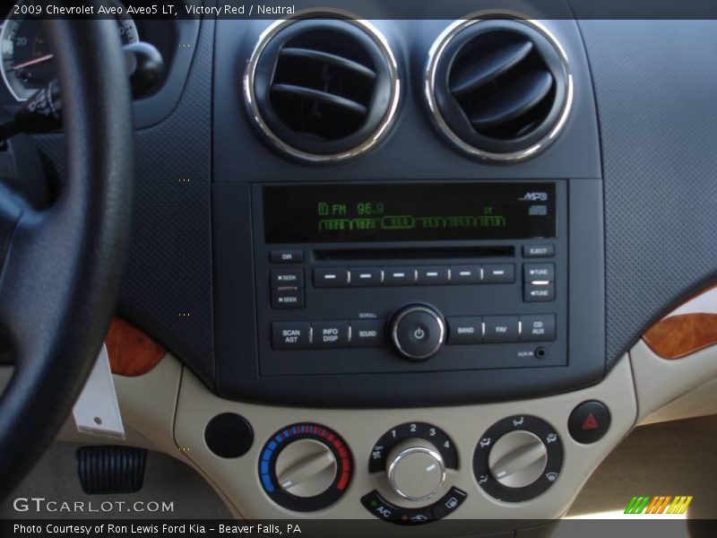 Victory Red / Neutral 2009 Chevrolet Aveo Aveo5 LT