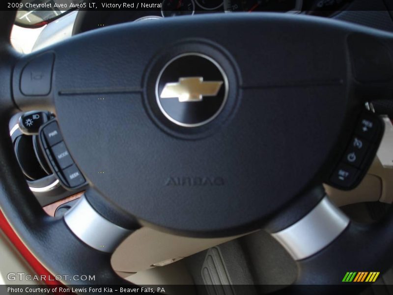 Victory Red / Neutral 2009 Chevrolet Aveo Aveo5 LT