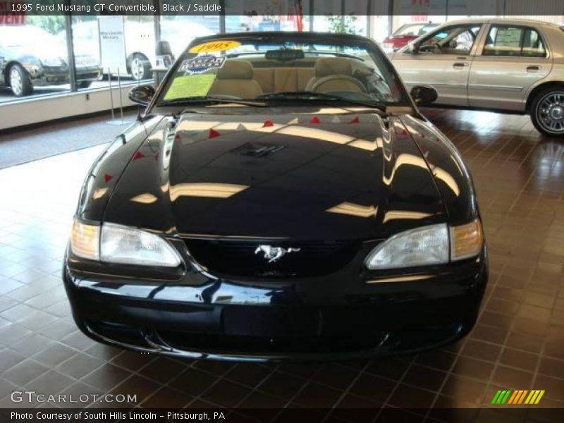Black / Saddle 1995 Ford Mustang GT Convertible