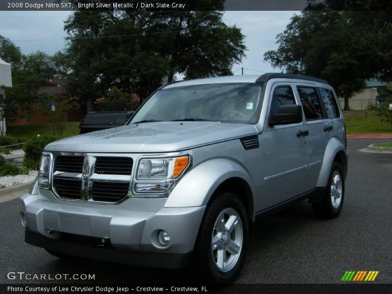 Bright Silver Metallic / Dark Slate Gray 2008 Dodge Nitro SXT