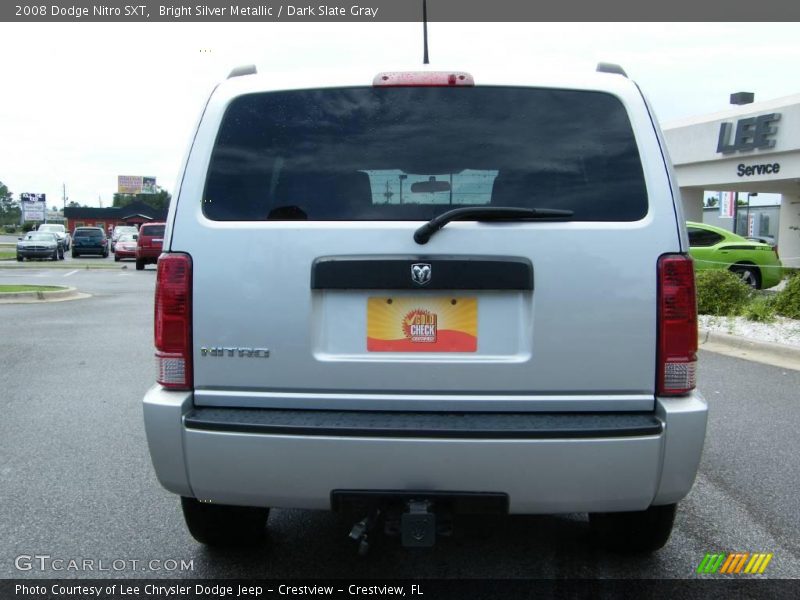 Bright Silver Metallic / Dark Slate Gray 2008 Dodge Nitro SXT