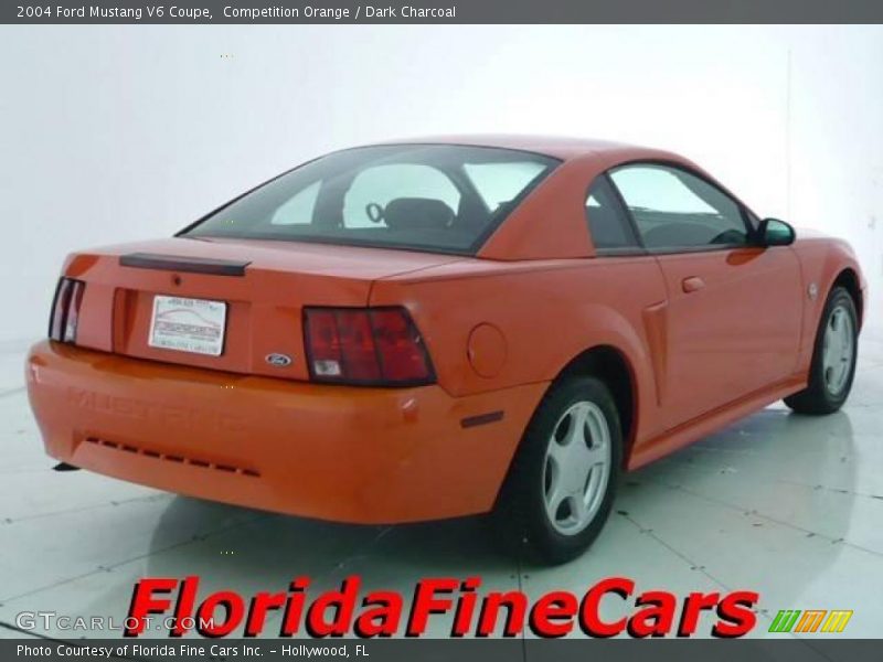 Competition Orange / Dark Charcoal 2004 Ford Mustang V6 Coupe
