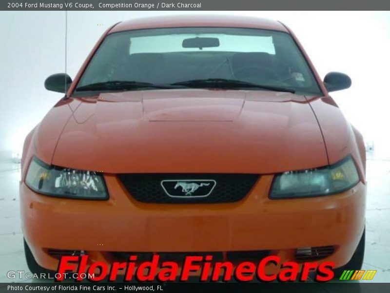 Competition Orange / Dark Charcoal 2004 Ford Mustang V6 Coupe