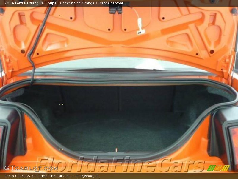 Competition Orange / Dark Charcoal 2004 Ford Mustang V6 Coupe