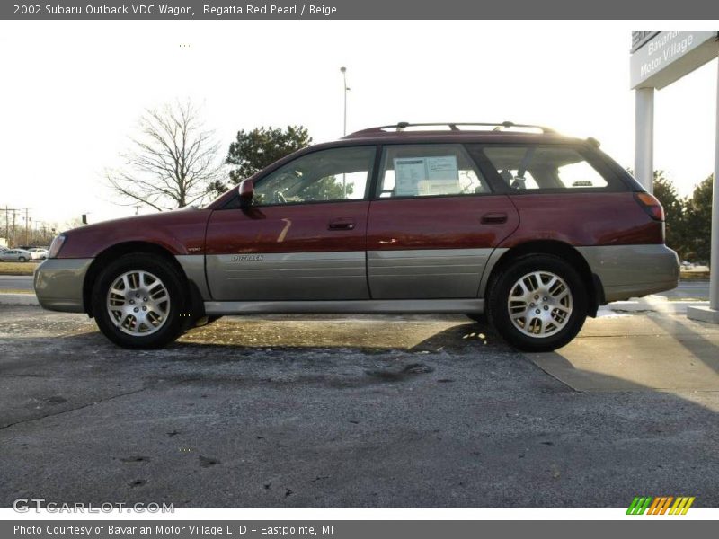 Regatta Red Pearl / Beige 2002 Subaru Outback VDC Wagon