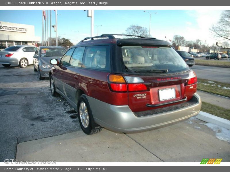 Regatta Red Pearl / Beige 2002 Subaru Outback VDC Wagon