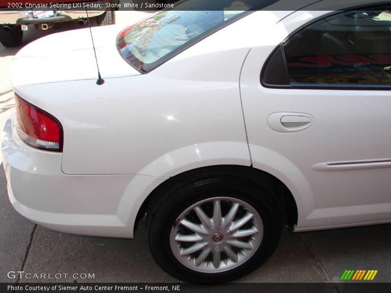 Stone White / Sandstone 2002 Chrysler Sebring LXi Sedan