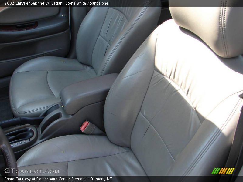 Stone White / Sandstone 2002 Chrysler Sebring LXi Sedan