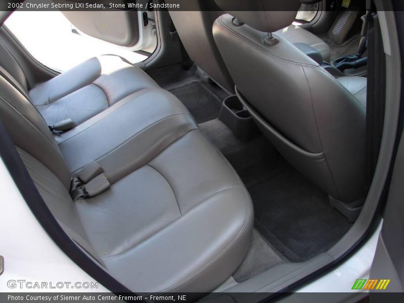 Stone White / Sandstone 2002 Chrysler Sebring LXi Sedan