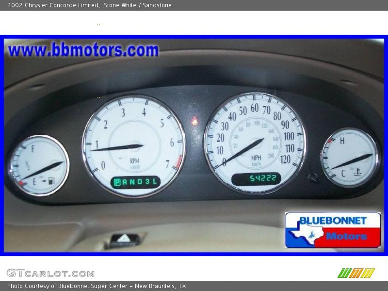 Stone White / Sandstone 2002 Chrysler Concorde Limited