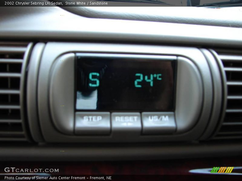 Stone White / Sandstone 2002 Chrysler Sebring LXi Sedan