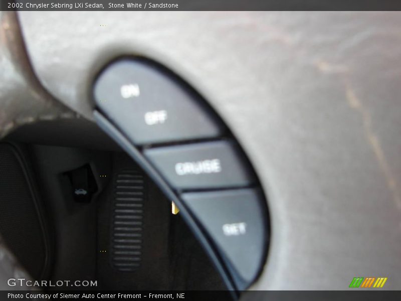 Stone White / Sandstone 2002 Chrysler Sebring LXi Sedan