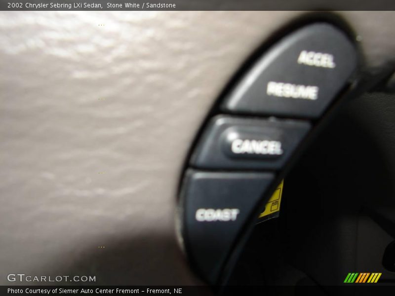 Stone White / Sandstone 2002 Chrysler Sebring LXi Sedan