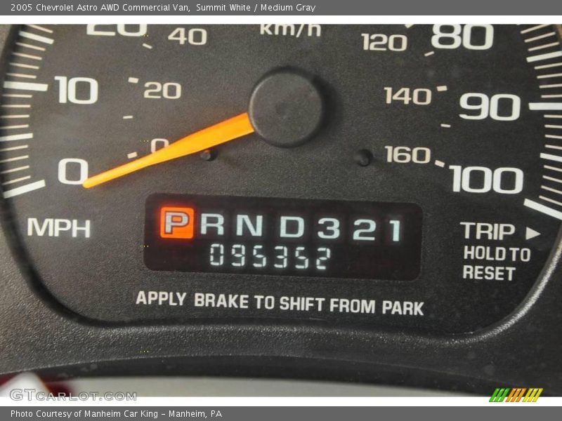 Summit White / Medium Gray 2005 Chevrolet Astro AWD Commercial Van