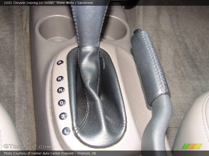 Stone White / Sandstone 2002 Chrysler Sebring LXi Sedan