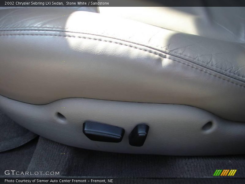 Stone White / Sandstone 2002 Chrysler Sebring LXi Sedan