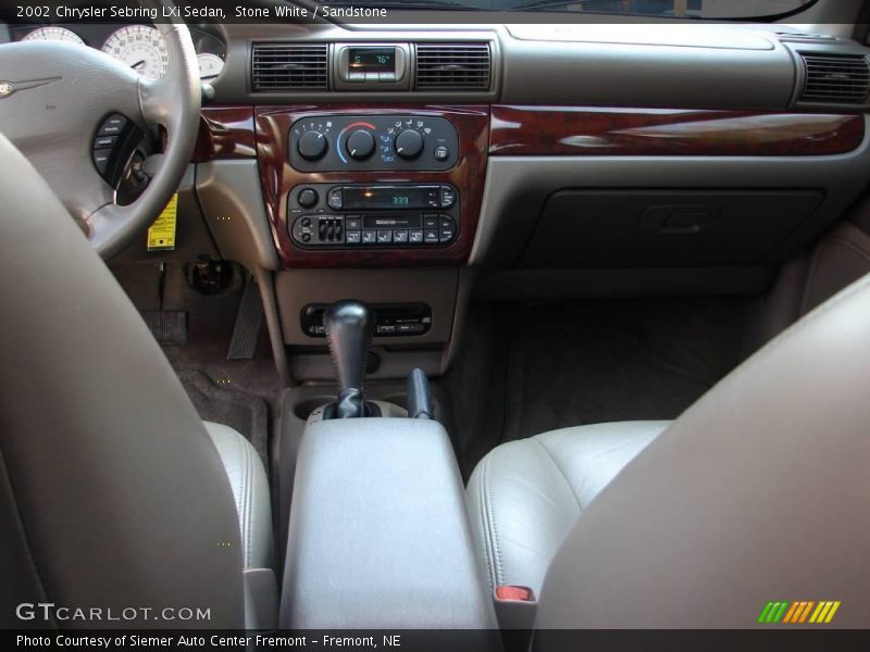 Stone White / Sandstone 2002 Chrysler Sebring LXi Sedan