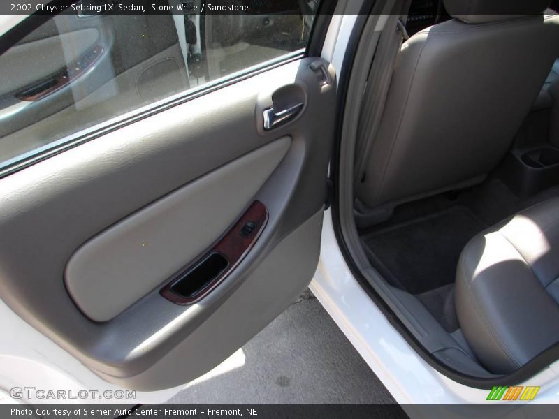 Stone White / Sandstone 2002 Chrysler Sebring LXi Sedan