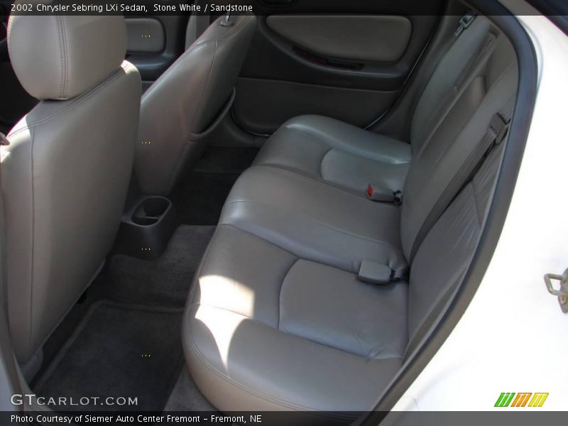 Stone White / Sandstone 2002 Chrysler Sebring LXi Sedan
