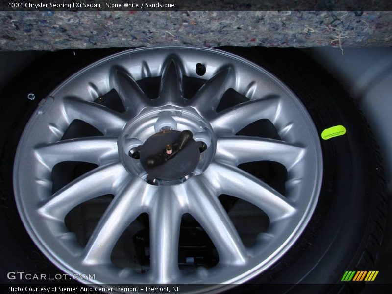 Stone White / Sandstone 2002 Chrysler Sebring LXi Sedan