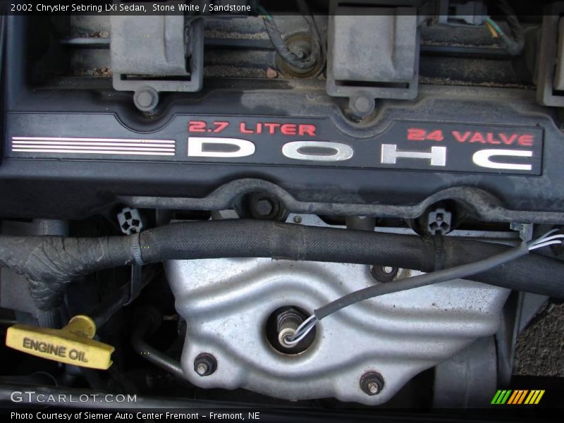 Stone White / Sandstone 2002 Chrysler Sebring LXi Sedan